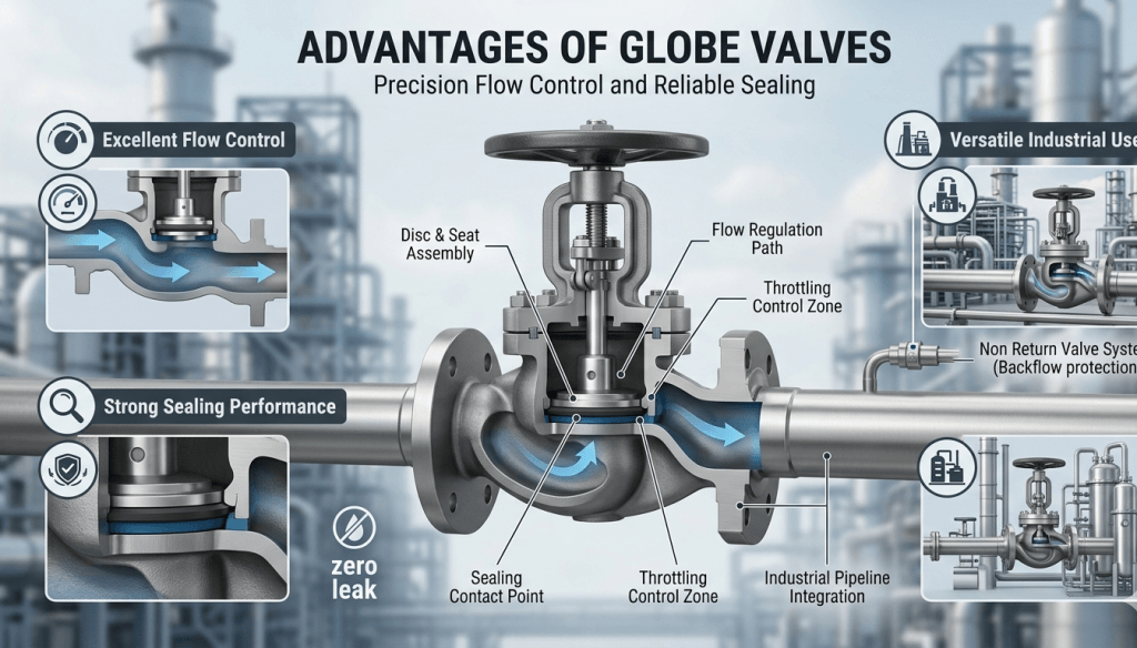 Advantages of Globe Valves