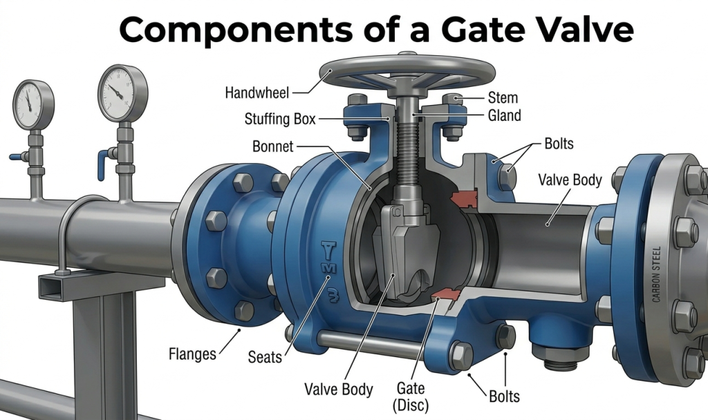 Components of a Gate Valve