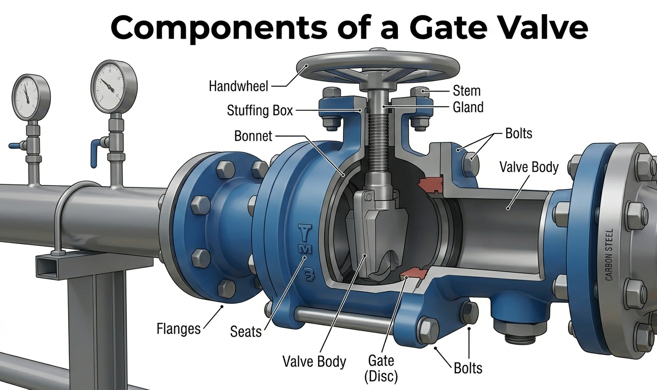 How Does a Gate Valve Work: Mechanism Explained Simply