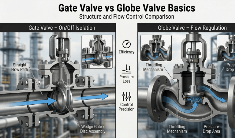 Gate Valve vs Globe Valve - Key Differences Explained