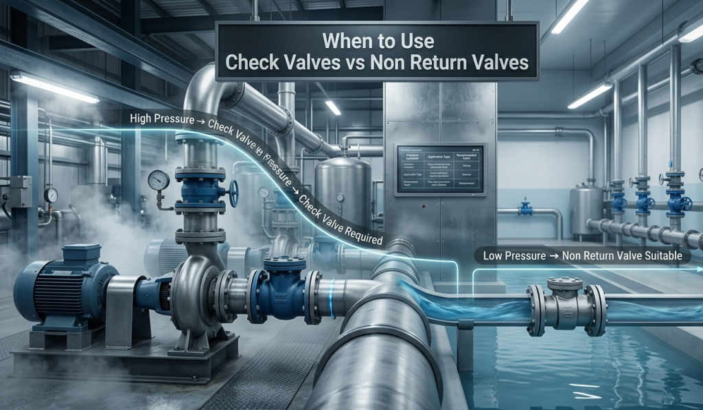 When to Use Check Valves and non return valves