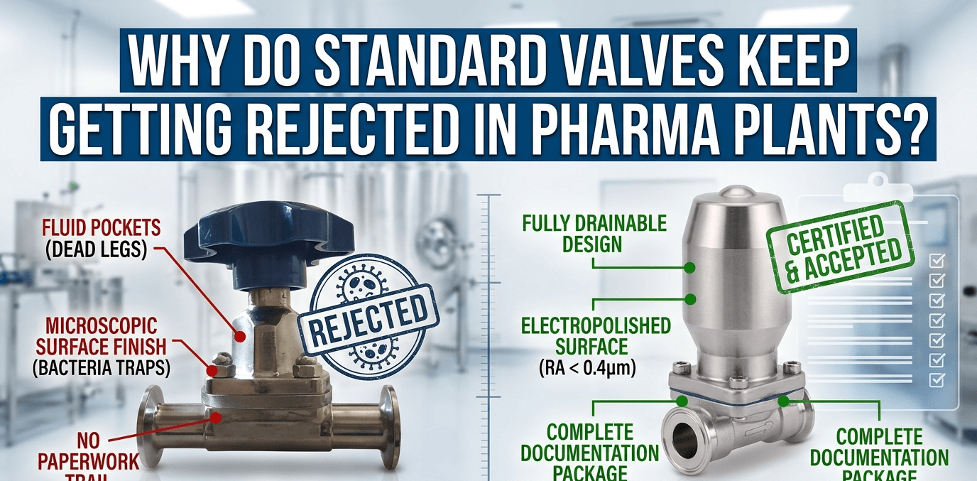 Industrial Valves for Pharmaceutical Manufacturing