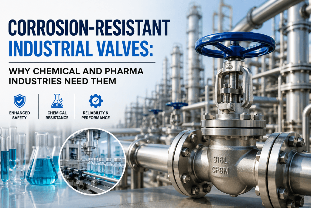 Corrosion-resistant industrial valve solutions