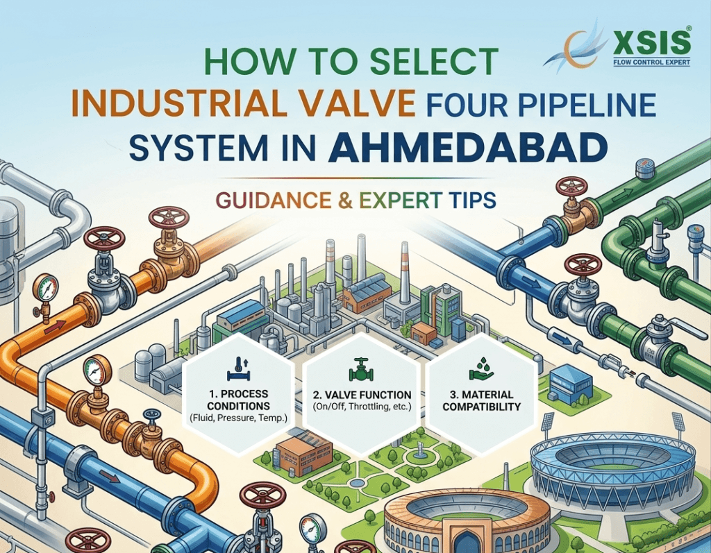 Industrial valve selection for pipeline systems in Ahmedabad